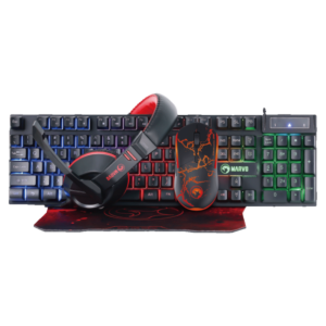 Kit Gamer 4en1 Marvo Cm409 (teclado/mouse/diadema/tapete)
