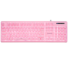 Kit De Teclado Y Mouse Gamer Marvo Cm418 Inglés Us De Color Rosa