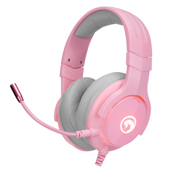 Kit De Teclado Y Mouse Gamer Marvo Cm418 Inglés Us De Color Rosa