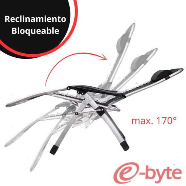 Silla Cero Gravedad Colchoneta Portavaso