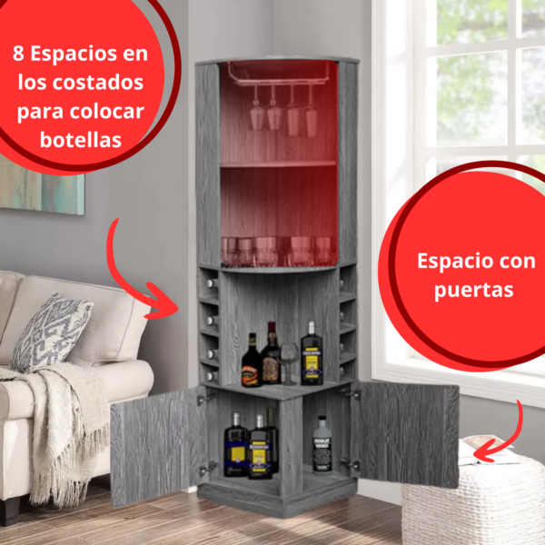 Cava con luz led