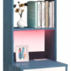 Buro Recámara Multiusos Estante Luz Led