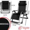Silla Cero Gravedad Colchoneta Portavaso