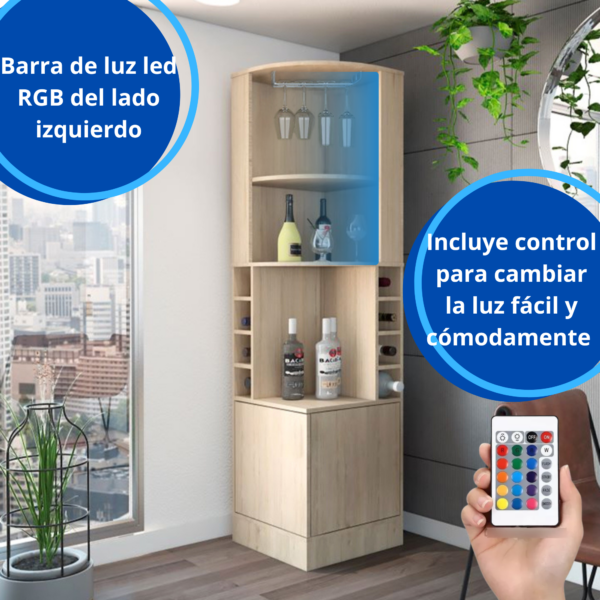 Cava con luz led